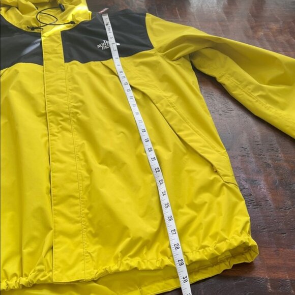THE NORTH FACE Men's Antora Breathable Waterproof Rain Jacket Yellow/Black XL - Picture 8 of 13